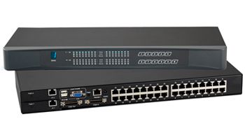 1u Rack Mount Matrix Ip Kvm Switch With 32 X Cat6 Kvm Port 4 X User Consoles